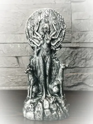 Statua Ecate Dea Gotica Esoterica Scultura Goth