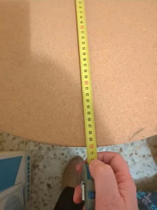 Mesa camilla redonda madera.