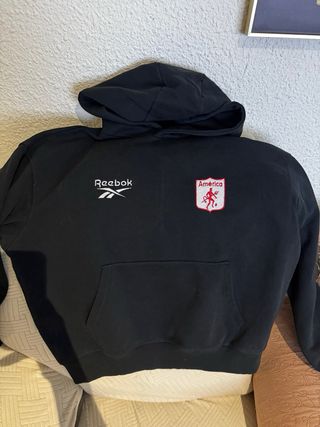 Sudadera con capucha América de Cali Reebok Negra
