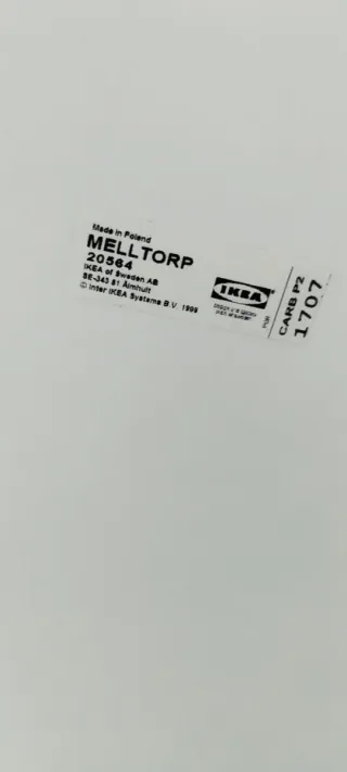 Mesa Ikea Melltorp Blanca
