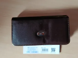 Borsa in pelle per uomo, portafoglio per donna