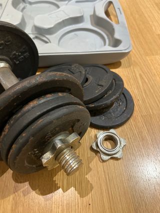 Mancuernas 20kg con maletín