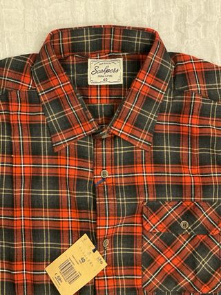 Camisa cuadros Scalpers nueva con etiquetas