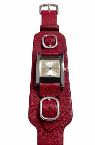 Reloj Guess Mujer Rojo y Plateado