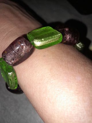 Braccialetti di cristallo, pietra e legno