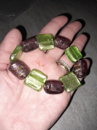 Braccialetti di cristallo, pietra e legno