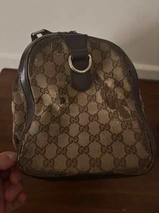 Borsa Gucci marrone e verde