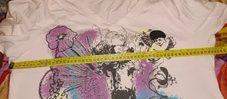 Camiseta estampada multicolor