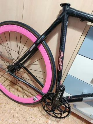 Cuadro carretera LOOK 585 Carbono XL Fixie URGE!!