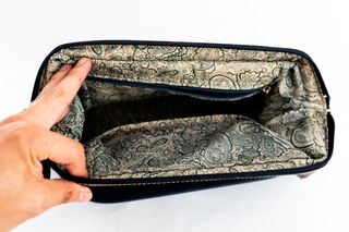 Neceser Samsonite Azul y Marrón