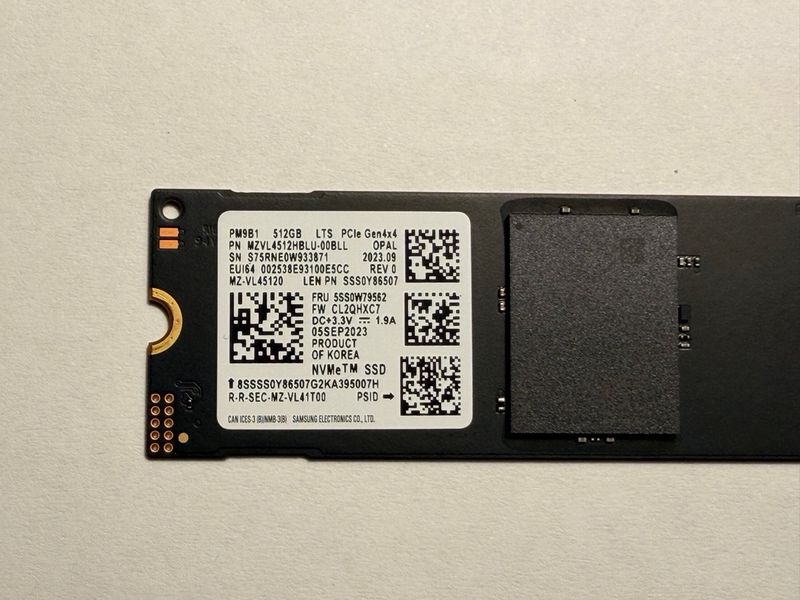 SSD NVMe 512GB Samsung PM9B1 M.2 al 100% de Salud afbeelding 2