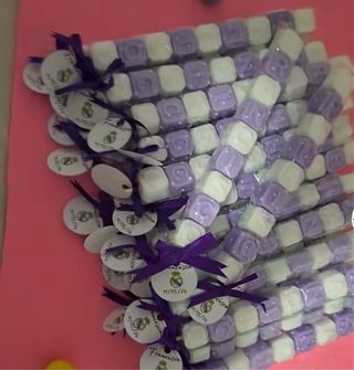 Jaboncitos de bautizo personalizados