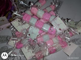 Jaboncitos de bautizo personalizados