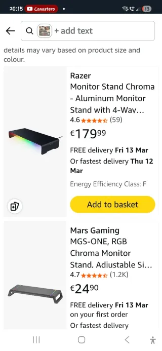 Soporte Monitor Razer Chroma RGB