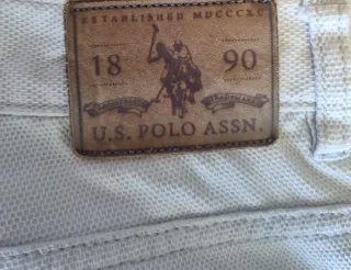 Pantaloni U.S. Polo Assn. bianchi taglia 32