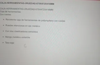 Caja herramientas Wurth con ruedas