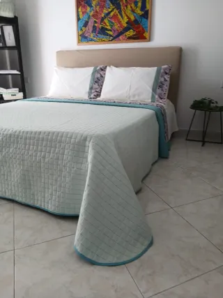 Copriletto trapuntato matrimoniale