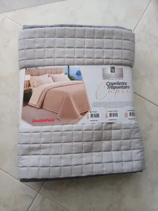 Copriletto trapuntato matrimoniale