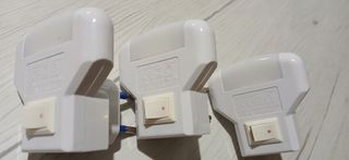 3 Luci Notturne LED Velamp con Interruttore