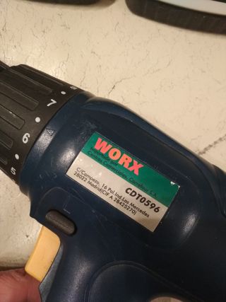 Taladro Atornillador Worx CDT0596 + Batería