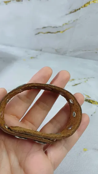 Pulsera Cuero Artesanal Auténtica