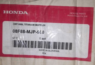 Silenciador Akrapovic Honda CRF1000L Africa Twin