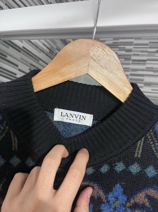 Jersey Lanvin Paris Vintage Talla L