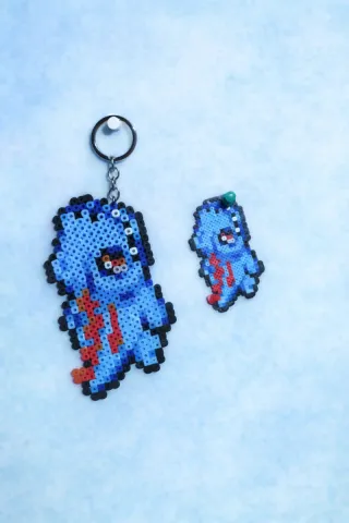 Totodile Pokémon Hama Beads Llavero, Imán desde 4€