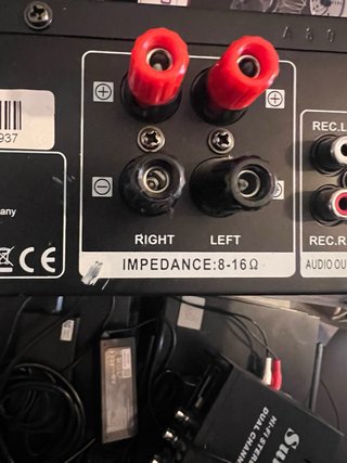 Amplificador Estéreo Auna Negro