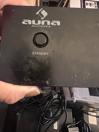 Amplificador Estéreo Auna Negro