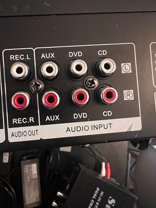 Amplificador Estéreo Auna Negro