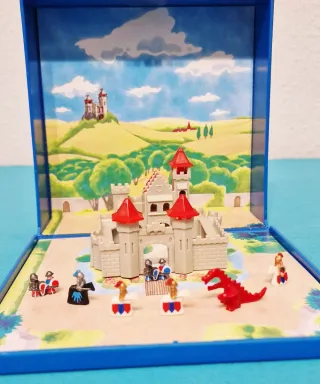 Caja Playmobil con Castillo y Figuras
