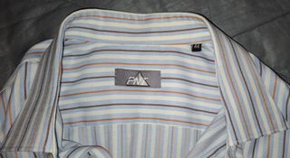 Camisa PNT rayas hombre manga larga