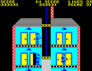 Elevator Action ZX Spectrum