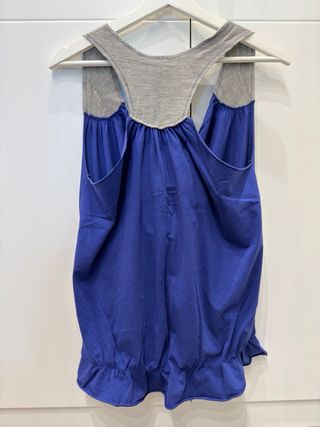 Camiseta Top tirantes Fornarina M azul plata tshir