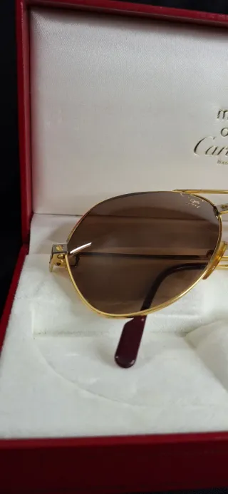 Gafas de sol Cartier Santos Tornillos 56mm