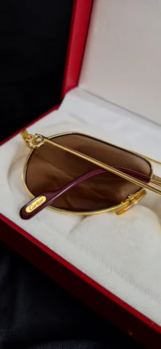 Gafas de sol Cartier Santos Tornillos 56mm