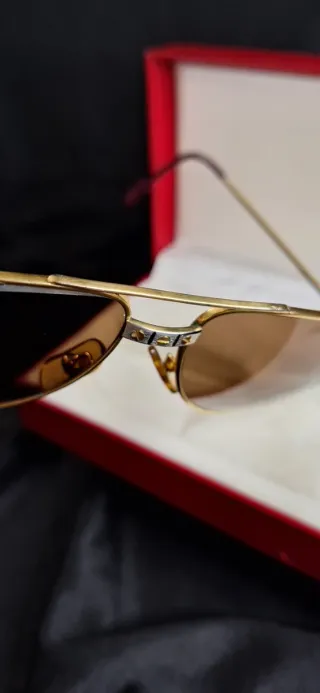 Gafas de sol Cartier Santos Tornillos 56mm