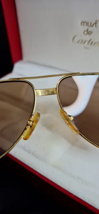 Gafas de sol Cartier Santos Tornillos 56mm