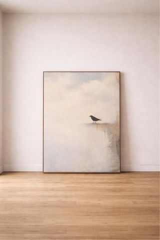 Cuadro acrílico pájaro 60x40