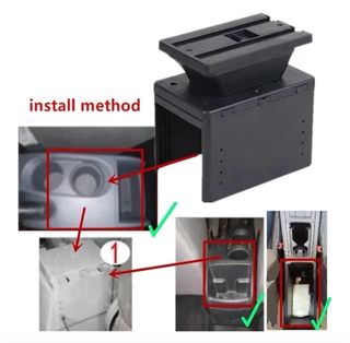 Apoyabrazos Caja Para Citroen Para C3 Para Aircros