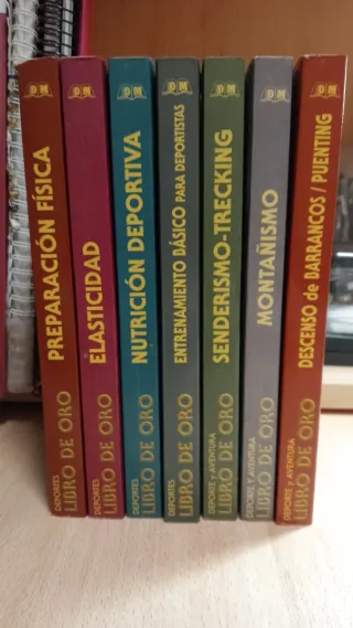 Colección Libros de Oro entrenamiento y aventura.