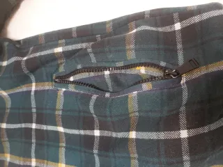 Sudadera Zara cuadros verde Talla L