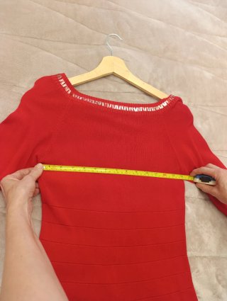 Jersey rojo elegante talla 40