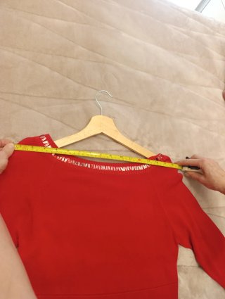 Jersey rojo elegante talla 40