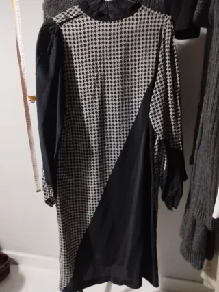 Abito vintage misto seta tg. Unica