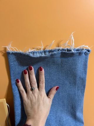 Jeans bambina a palazzo