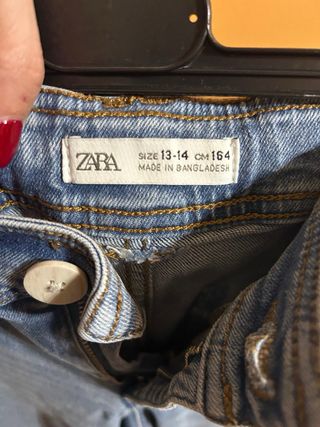 Jeans bambina a palazzo