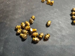 Lote inyectores gas natural-butano calentador