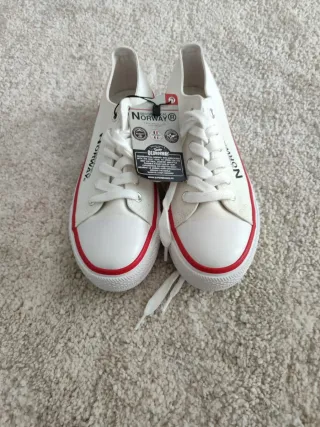 Zapatillas Geographical Norway Mujer Blancas